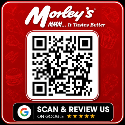 Scan to review Morleys Chicken Fulham on Google